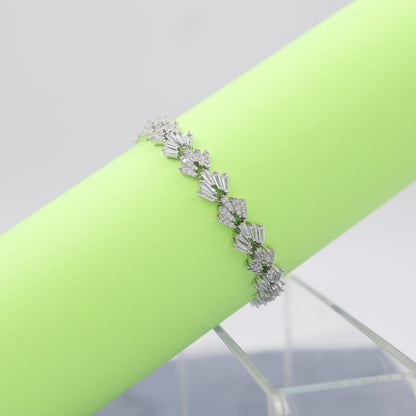 Baguette-Bliss-Tennis-Silver-Bracelet