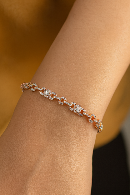 Chained-Diamond-Bracelet