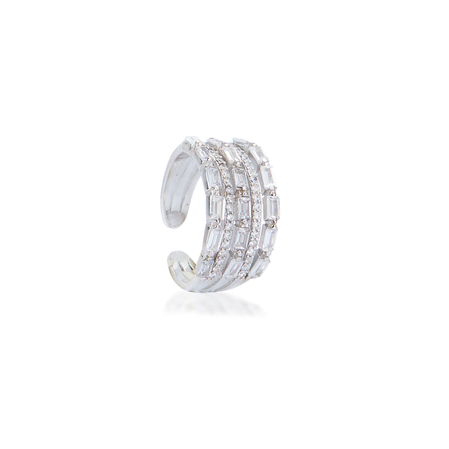 Forever Flicker Diamond Silver Ring