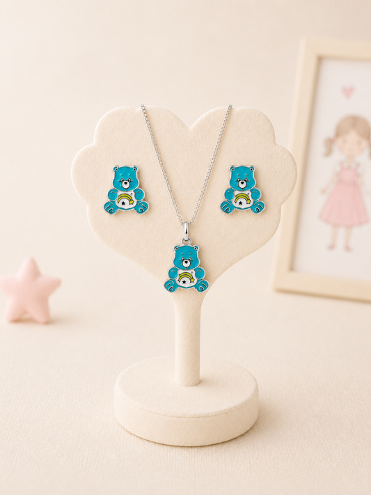 Happy Bear Pendant Set
