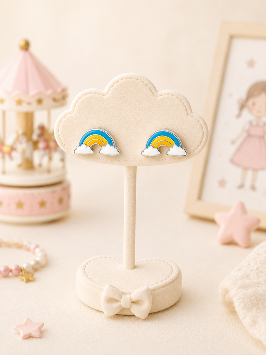 Happy Rainbow Stud Earrings