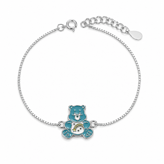 Cuddly Bear Girls 925 Sterling Silver Bracelet