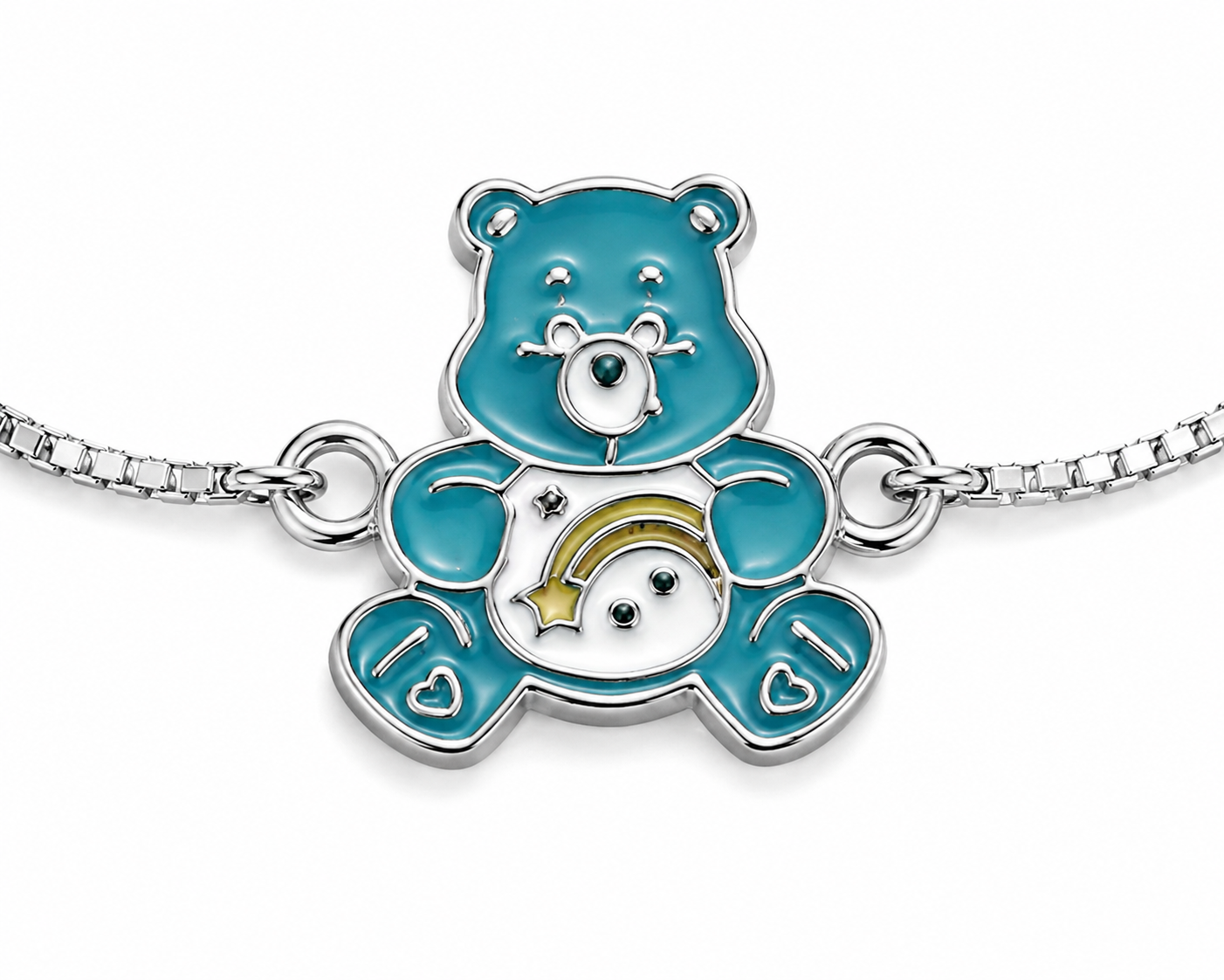 Cuddly Bear Girls 925 Sterling Silver Bracelet
