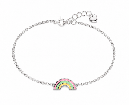 Dream Rainbow Girls Silver Bracelet