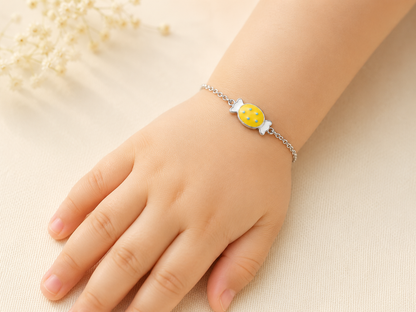 Sweet Candy Girls Silver Bracelet