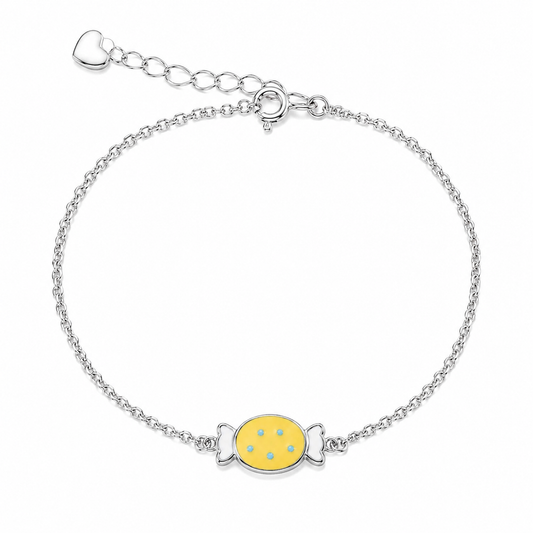 Sweet Candy Girls Silver Bracelet