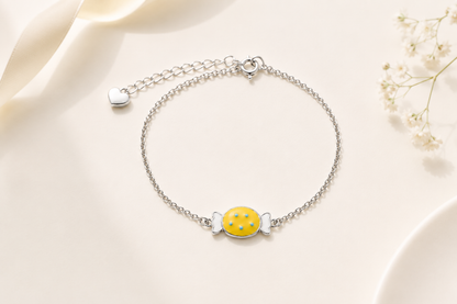 Sweet Candy Girls Silver Bracelet