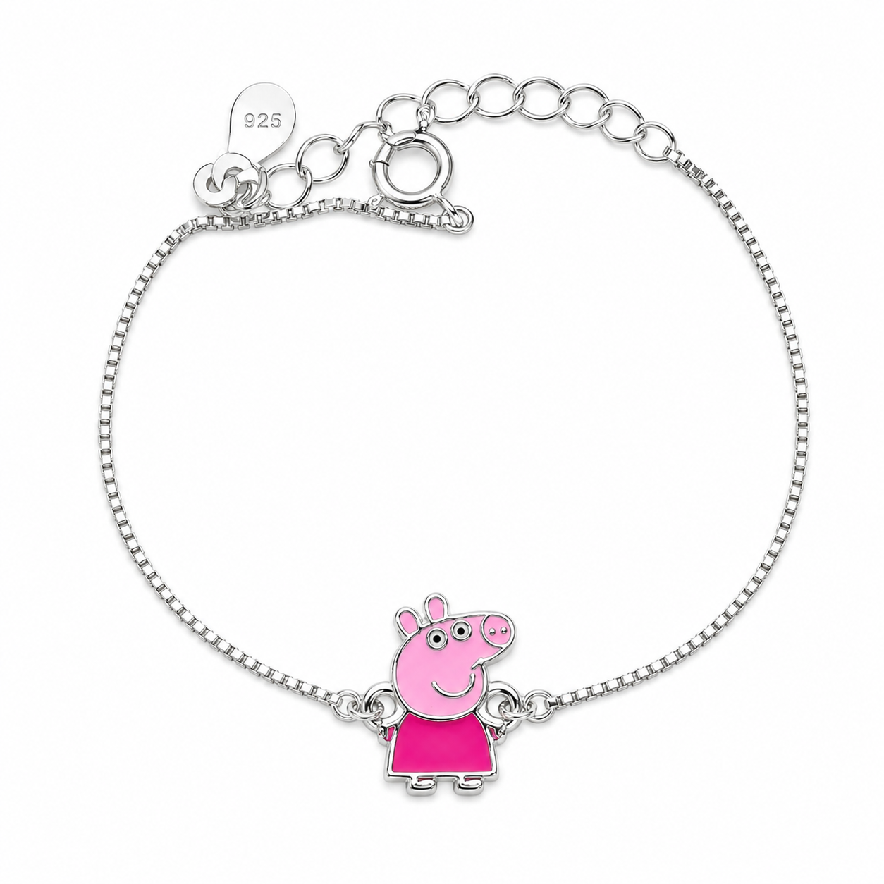Little Piggy Girls  Sterling Bracelet