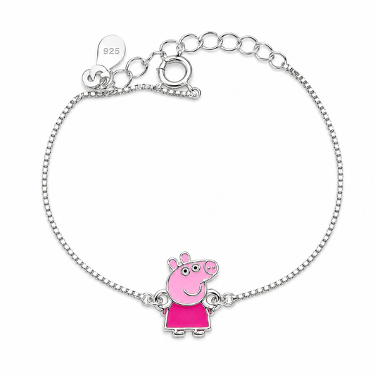 Little Piggy Girls  Sterling Bracelet