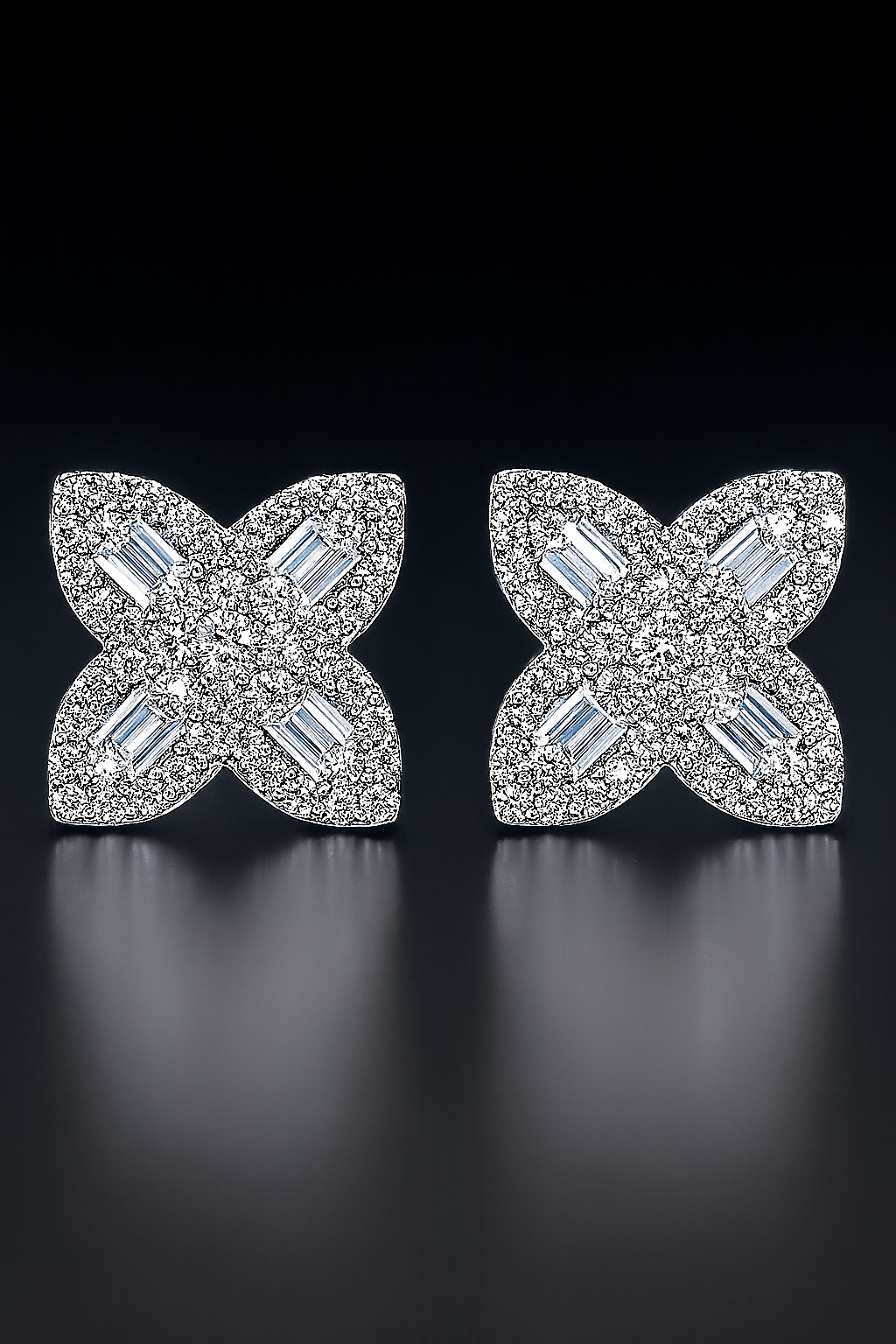 Sculpted Silver Studs Silver Earrings