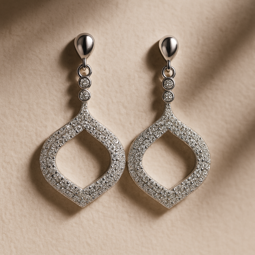 Aurora Mist Silver Earrings