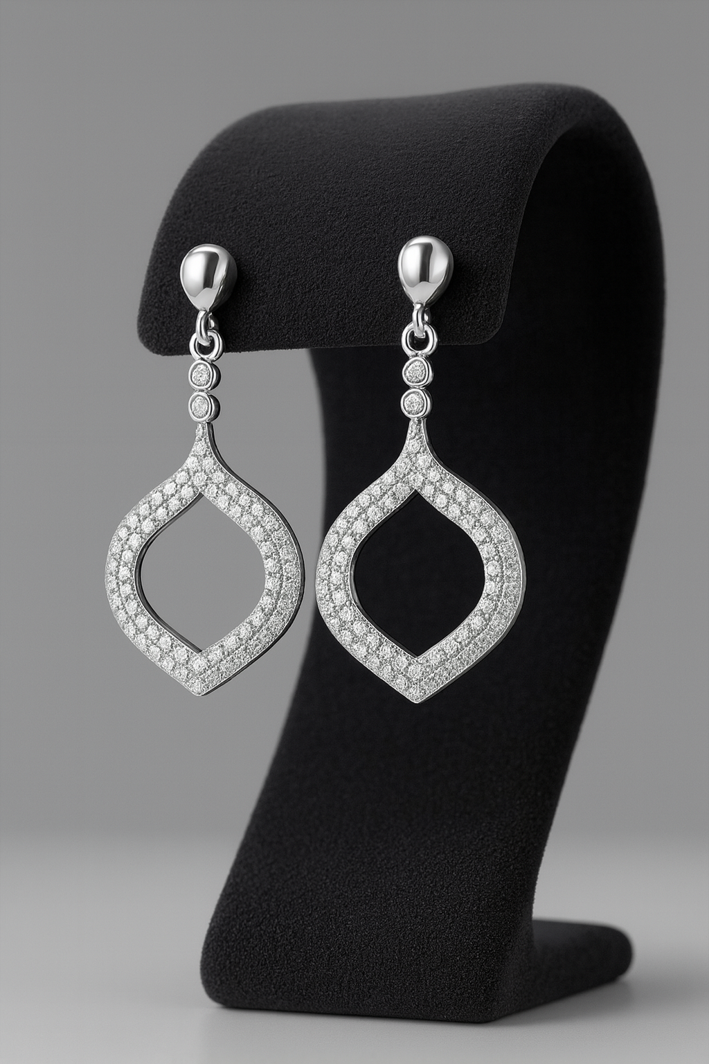 Aurora Mist Silver Earrings
