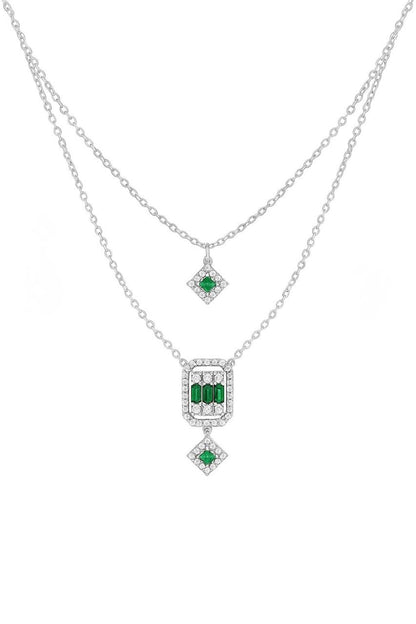 Celeste Pure Silver Pendant Set