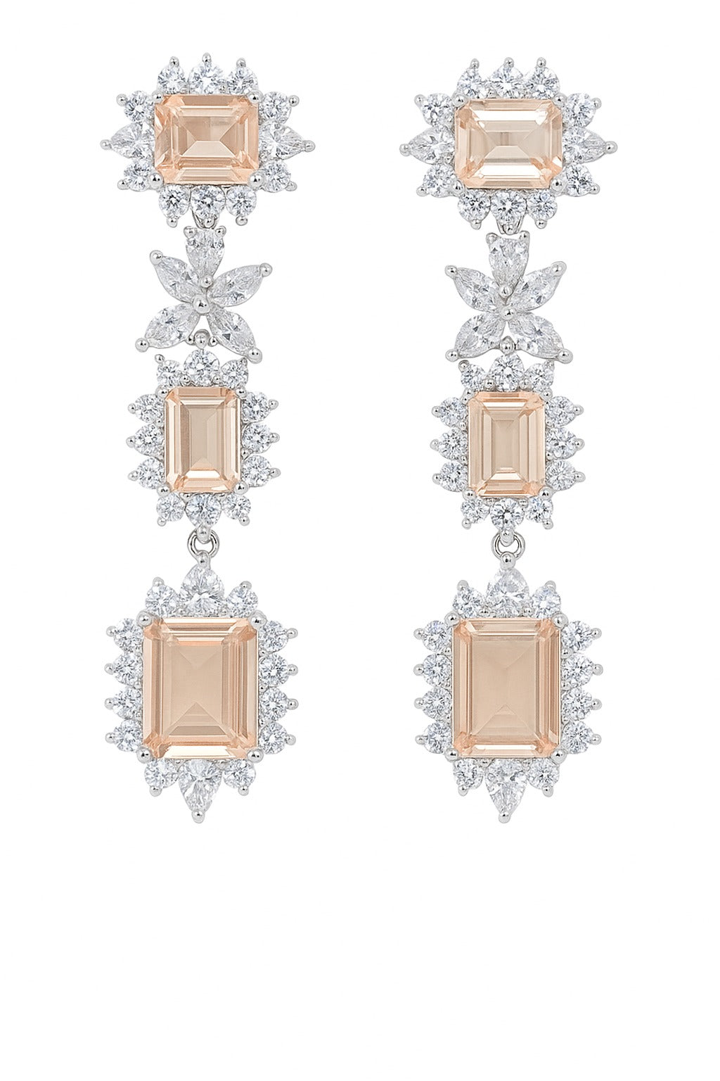 Vogue Line Silver Earrings