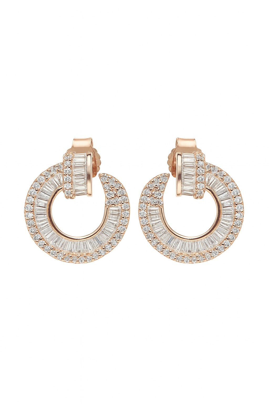 Roselle Studs Silver Earrings