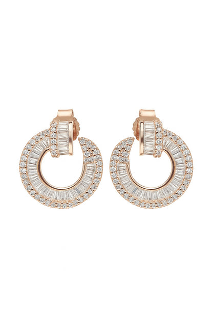 Roselle Studs Silver Earrings