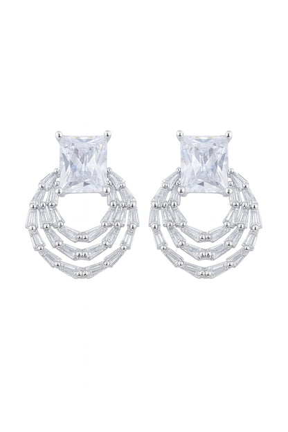 Silver Prism Studs