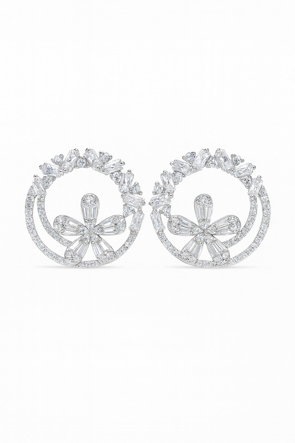 Silver Sheen Studs