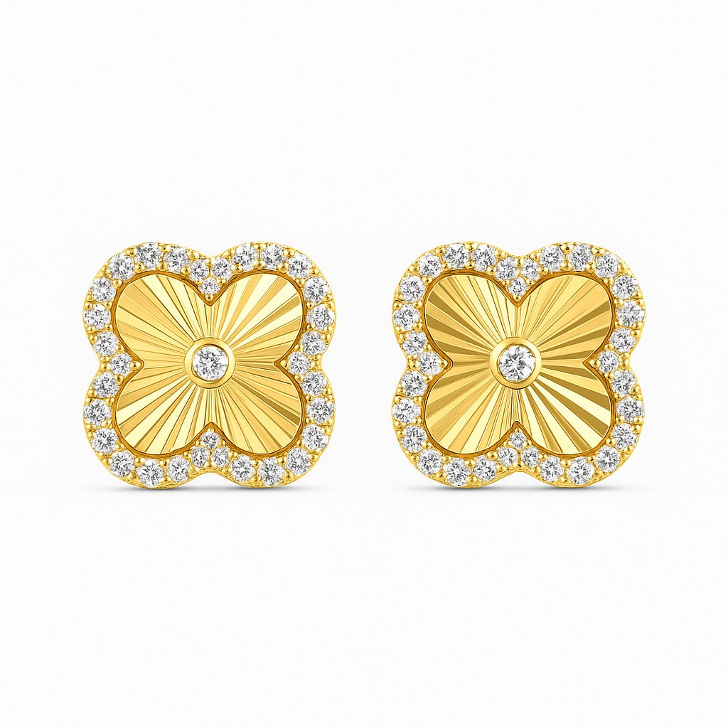 Chic Modern Silver Earrings