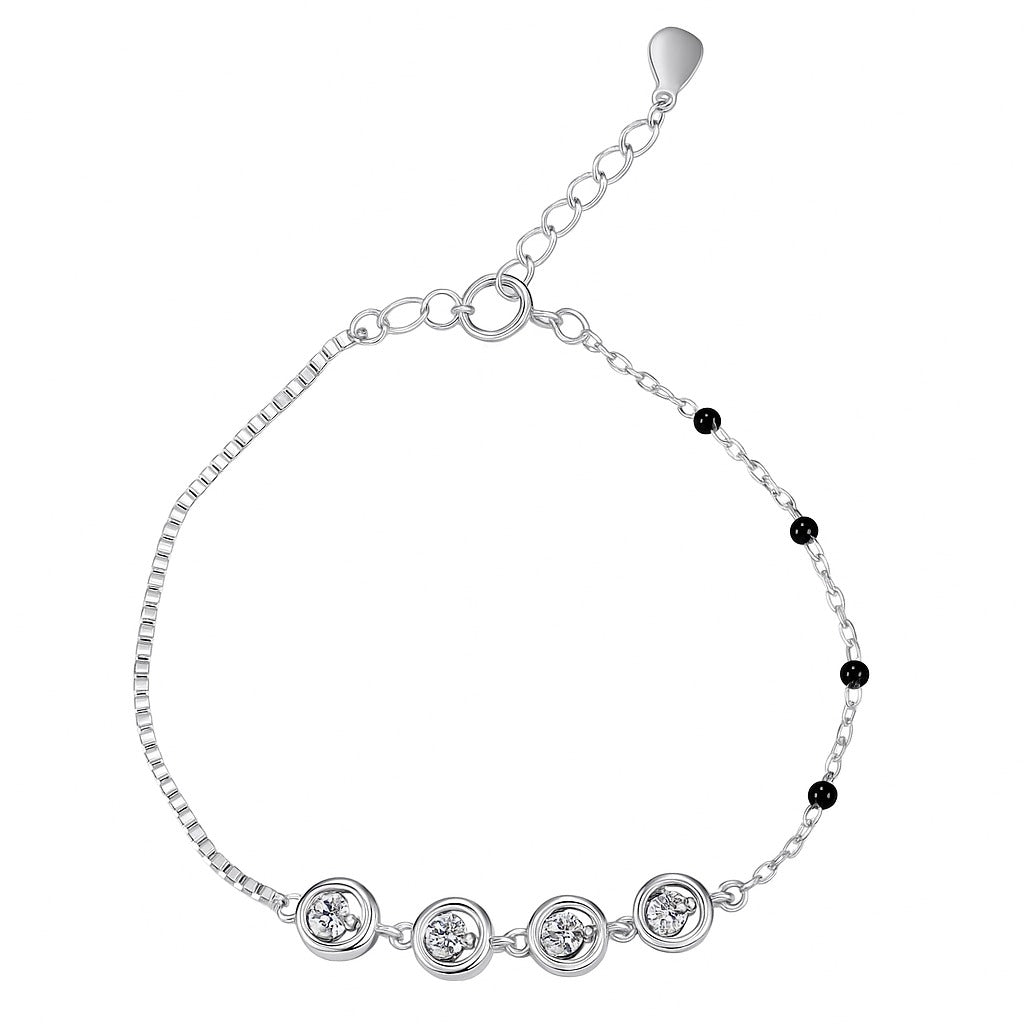 ETERNAL MANGALSUTRA SILVER BRACELET