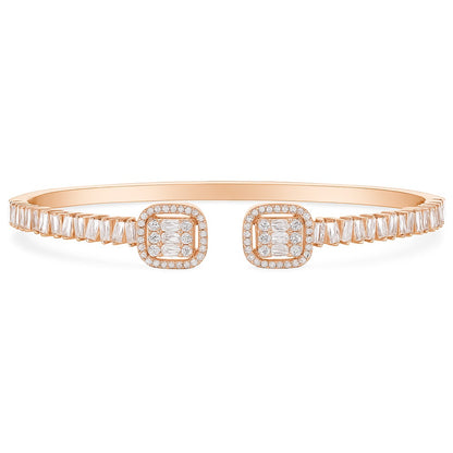 ROSEGOLD DAZZLE SILVER BRACELET
