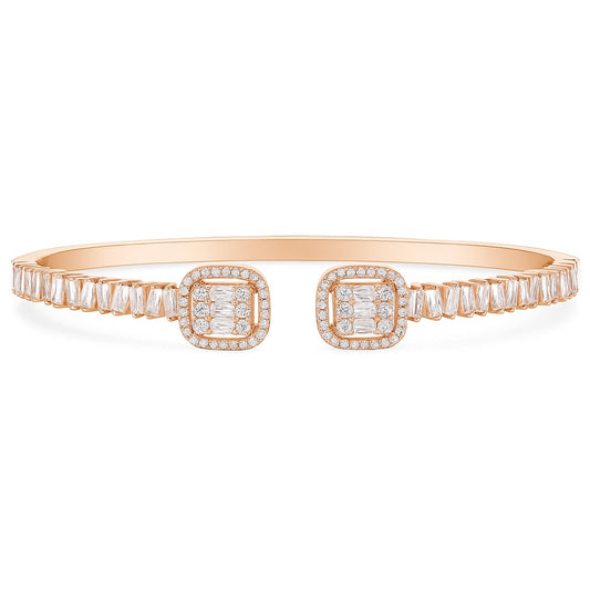 ROSEGOLD DAZZLE SILVER BRACELET