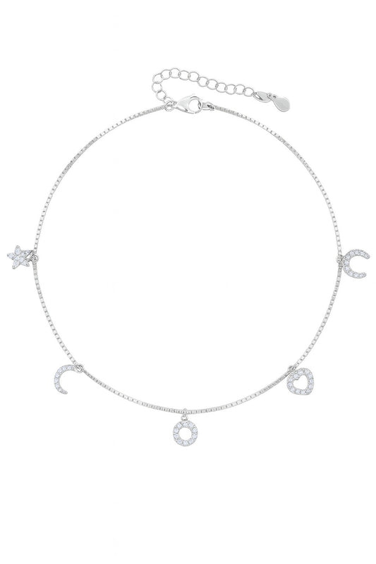 CHARM SILVER ANKLET