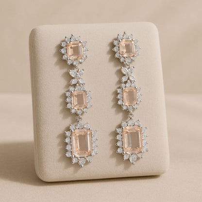 Vogue Line Silver Earrings