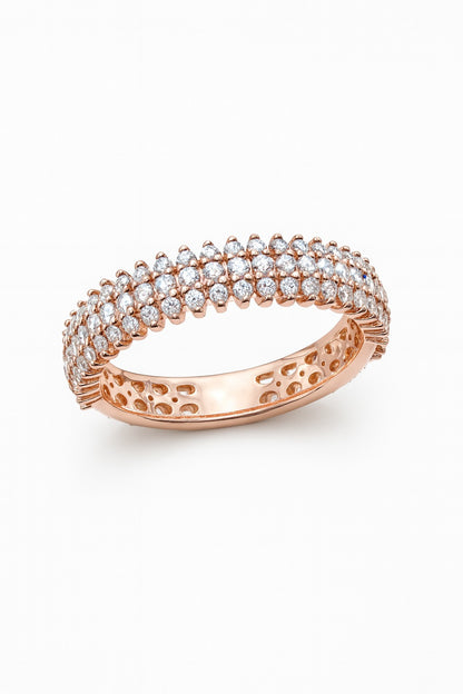 Eternal Rosegold Silver Ring