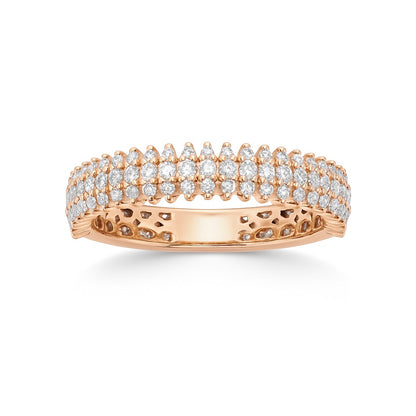 Eternal Rosegold Silver Ring