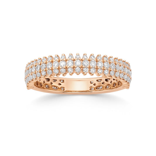 Eternal Rosegold Silver Ring