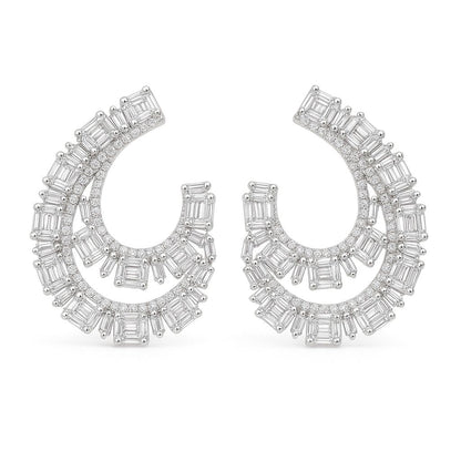 Radiance Trail Silver Earrings