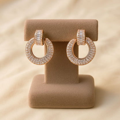 Roselle Studs Silver Earrings