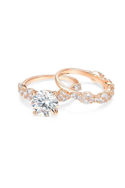 Royal Mirage Rosegold Silver Ring