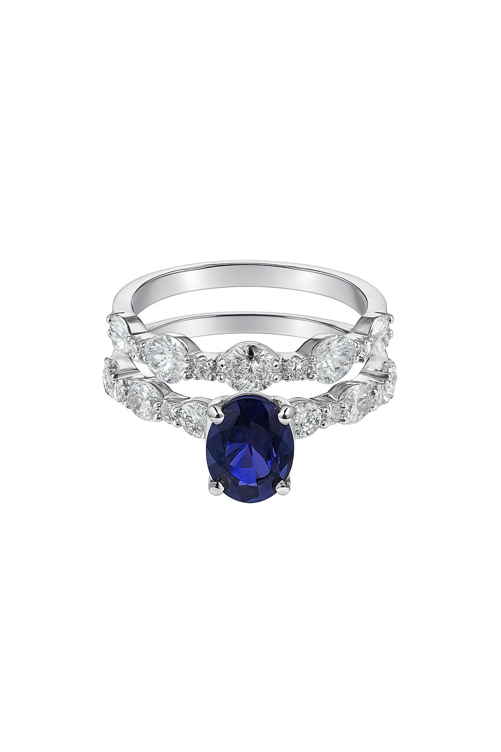 Royal Mirage Sapphire Silver Ring