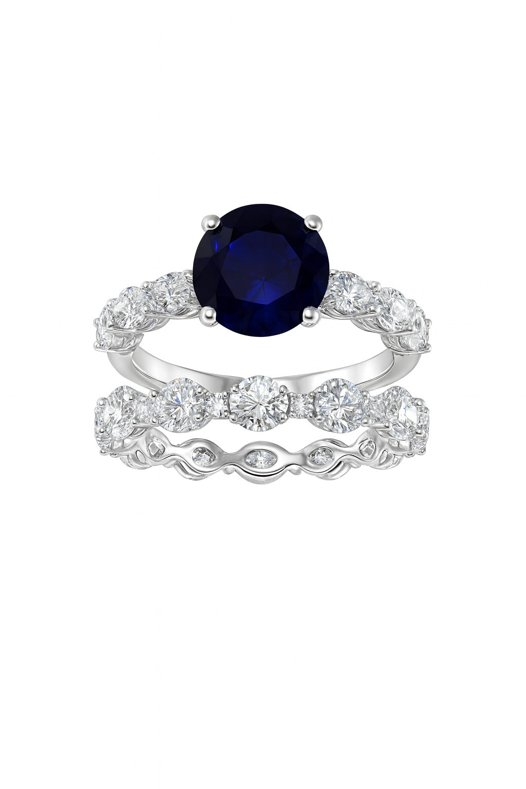 Royal Mirage Sapphire Silver Ring