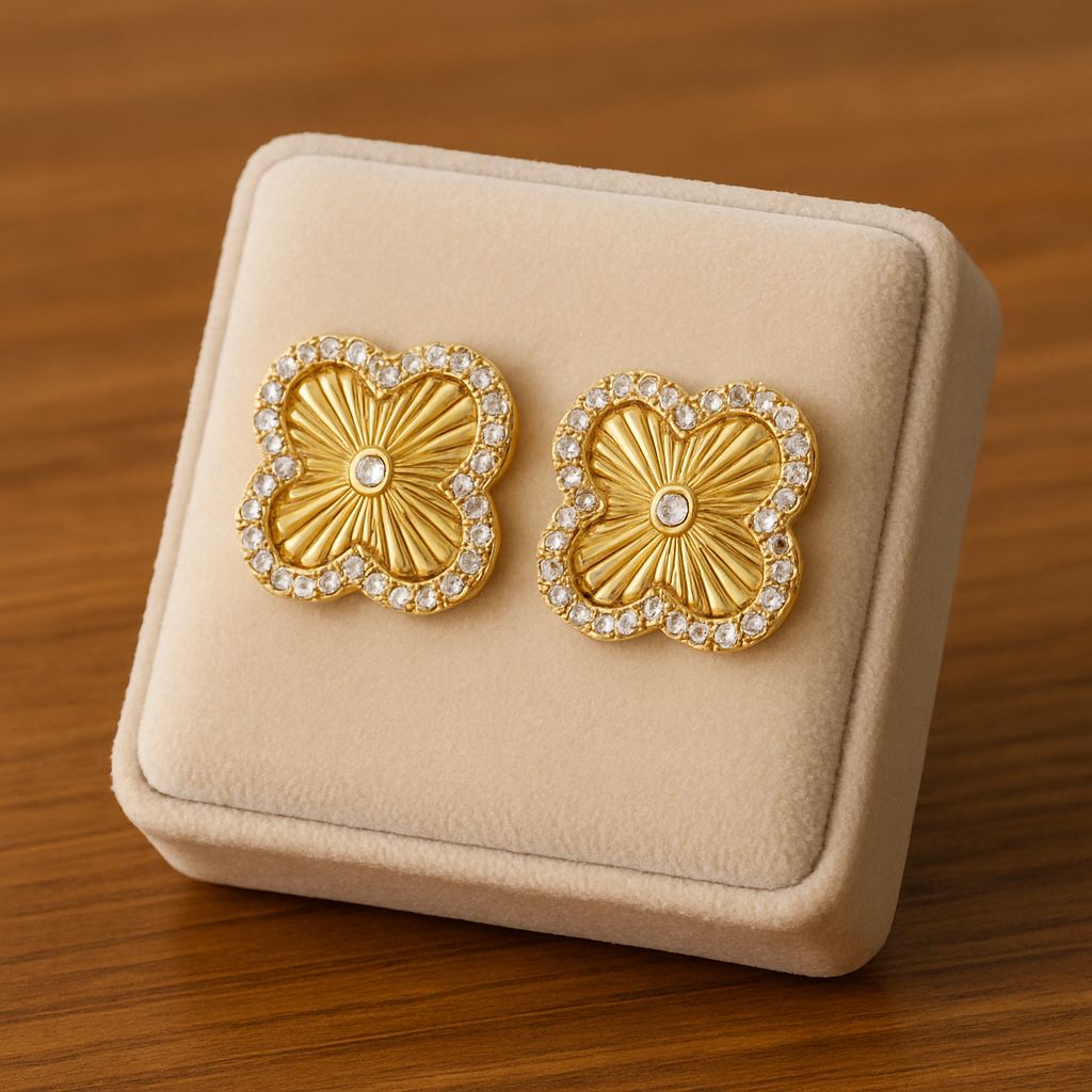 Chic Modern Silver Earrings