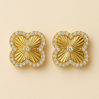 Chic Modern Silver Earrings