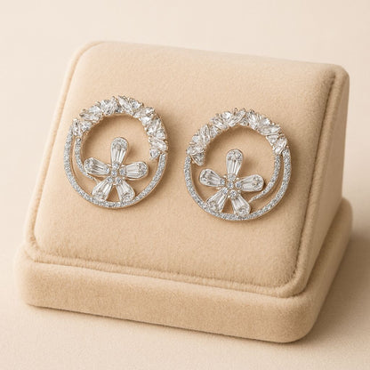 Silver Sheen Studs