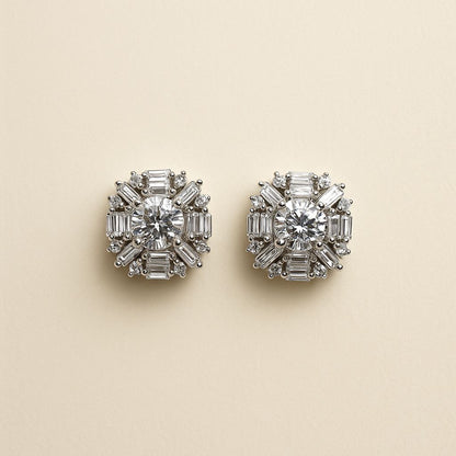 Silver Gleam Studs
