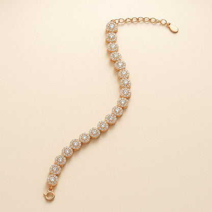 ROSEGOLD CLASSIC TENNIS SILVER BRACELET