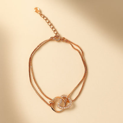 ROSEGOLD CHIC SILVER BRACELET