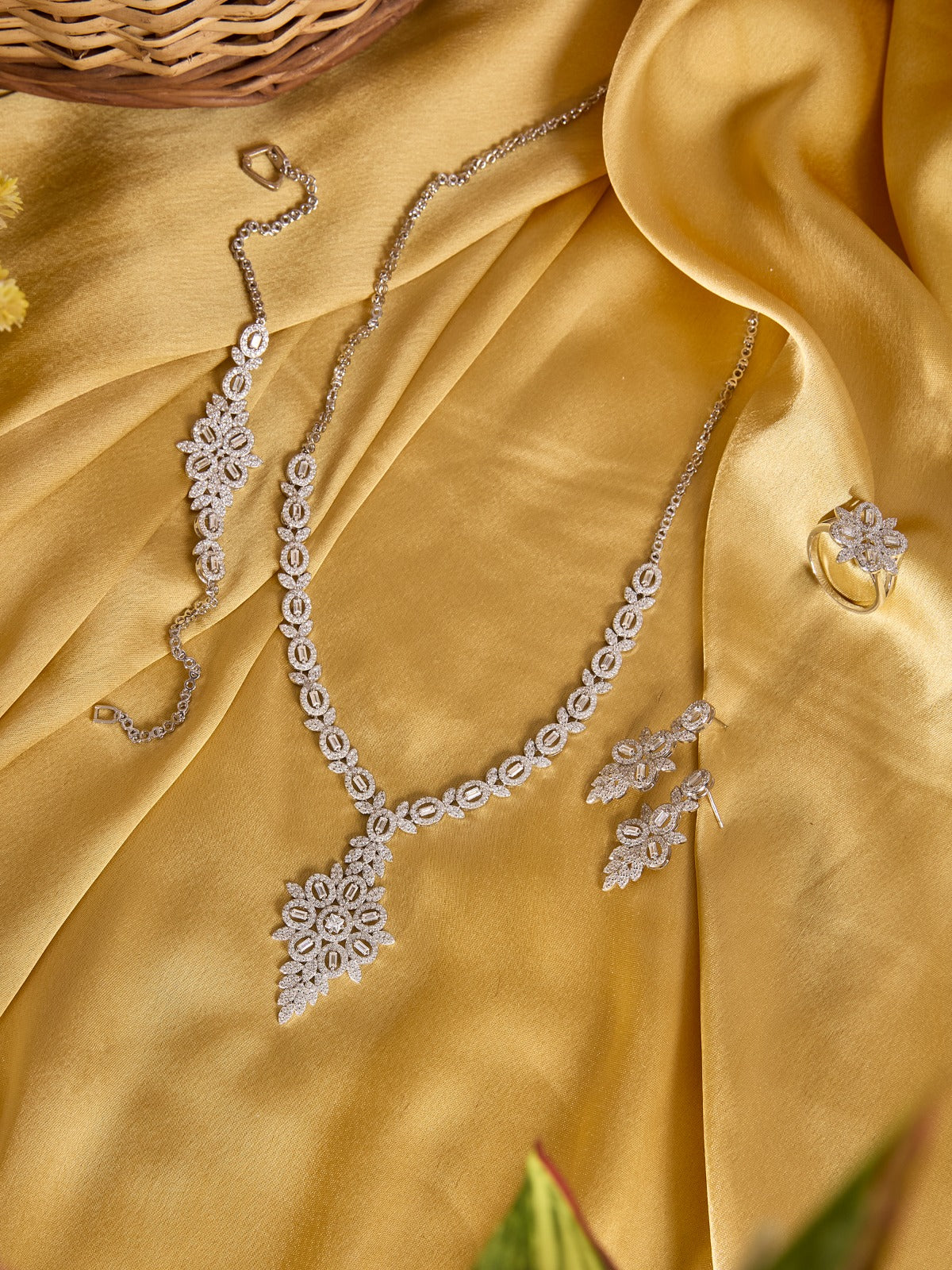 Celeste Diamond Necklace Set
