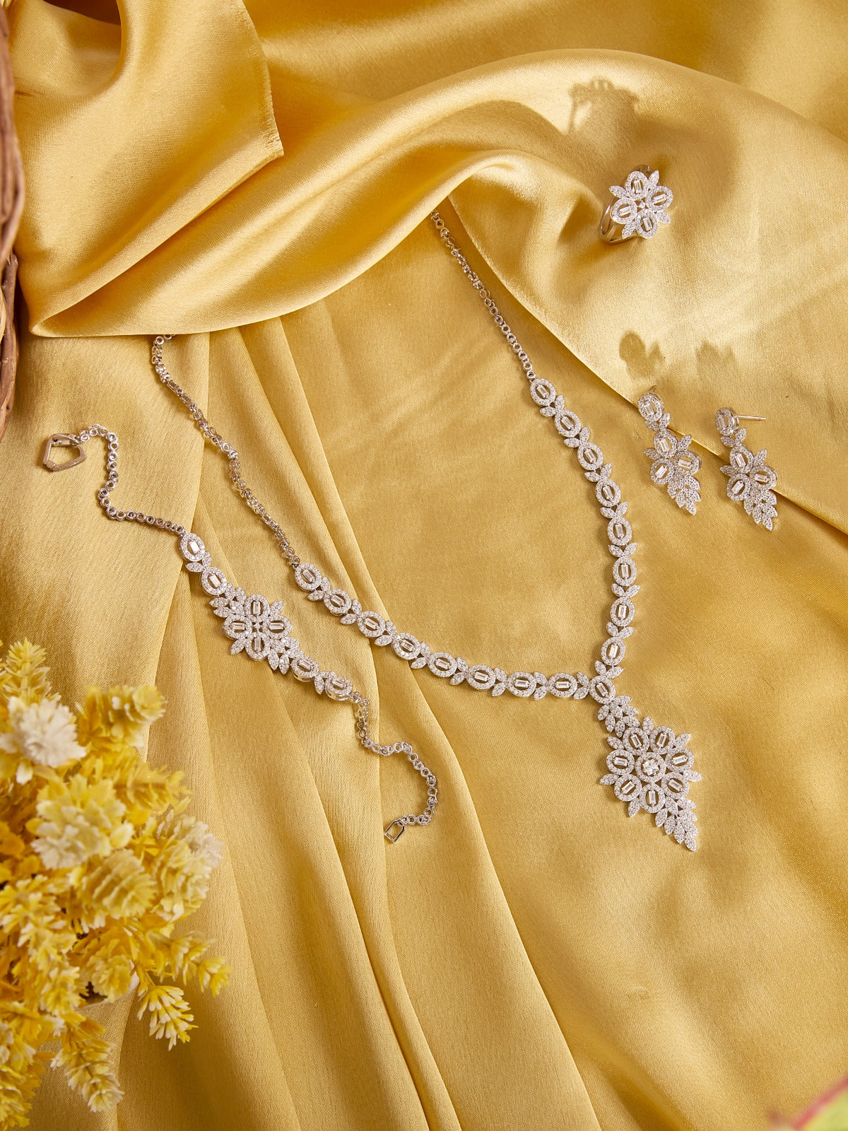 Celeste Diamond Necklace Set