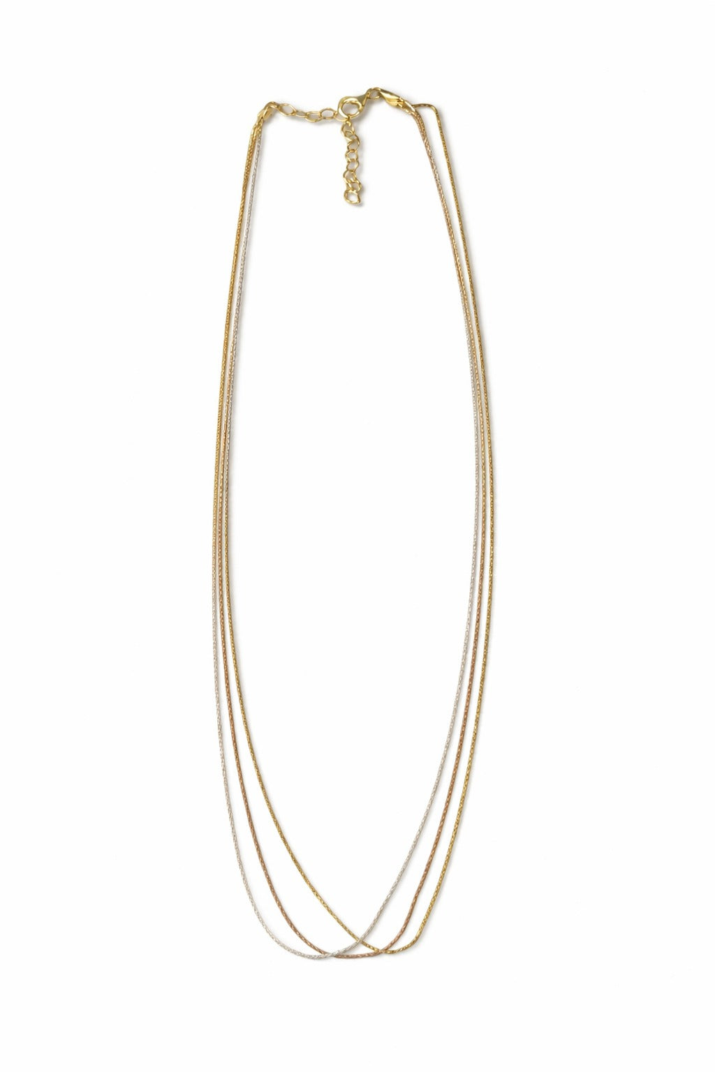 THREE TONE-PREMIUM THRIPPLE SILVER CHAIN
