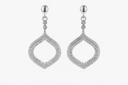 AURORA MIST SILVER EARRINGS