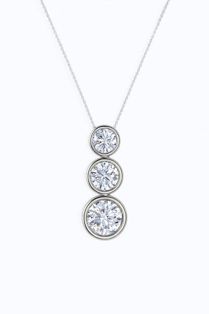 Classic Round Silver Pendant