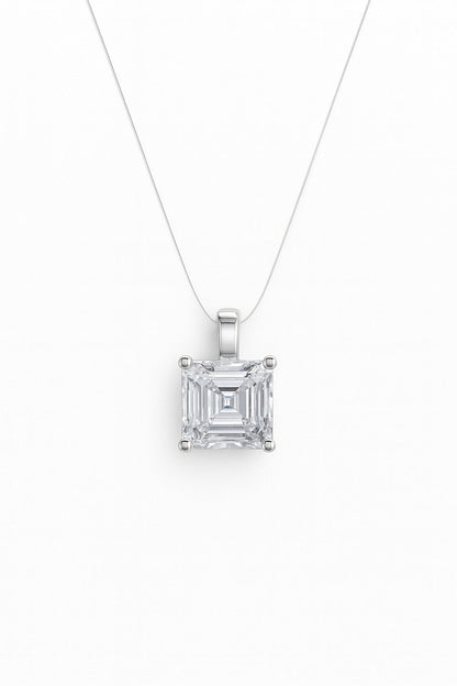 Classic Cushion Silver Pendant