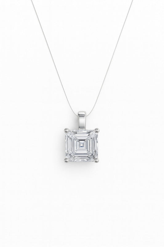 Classic Cushion Silver Pendant