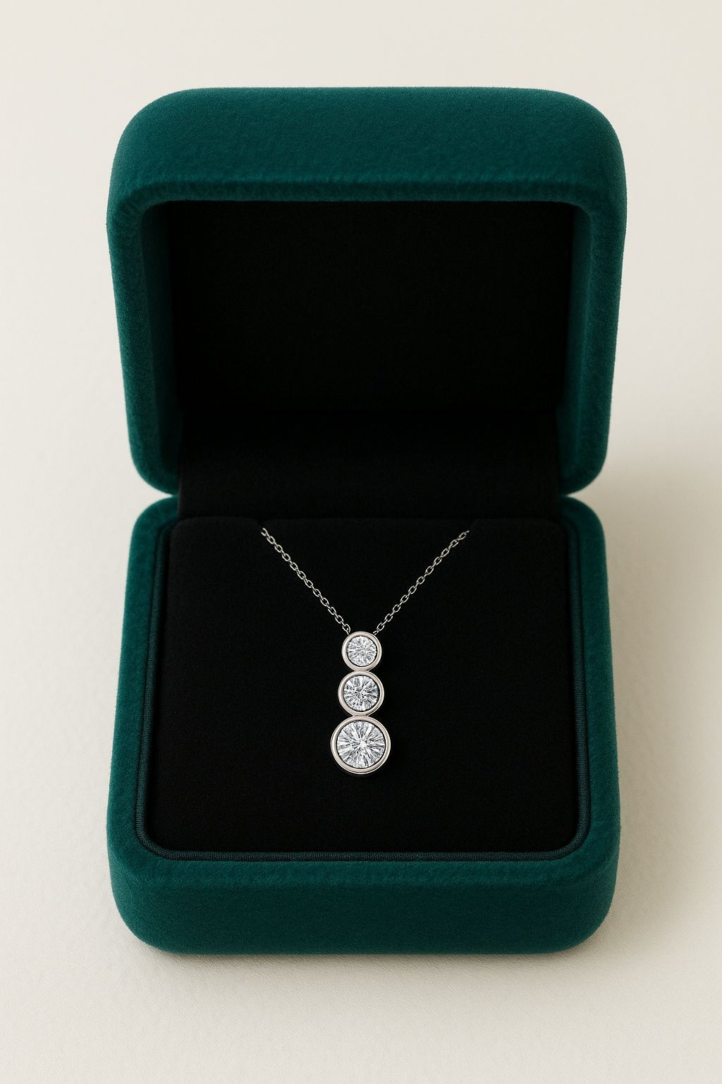 Classic Round Silver Pendant